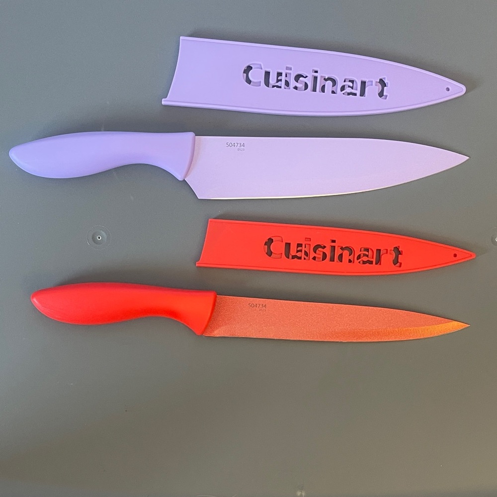 Cuisinart Knife Set with Sheaths- Set of 2 NEW